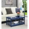 Town Square Coffee Table with Shelf Cobalt Blue - Breighton Home -Coffee Tables Elegant store unnamed file 2191