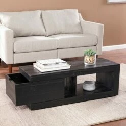 Lodwood Reclaimed Wood Cocktail Table with Storage Black - Aiden Lane -Coffee Tables Elegant store unnamed file 2197