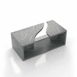 Gustave Storage Coffee Table Marble/Gray - HOMES: Inside + Out -Coffee Tables Elegant store unnamed file 2217