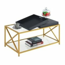 St Andrews Coffee Table - Breighton Home White/gold -Coffee Tables Elegant store unnamed file 2236