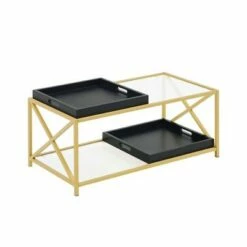 St Andrews Coffee Table - Breighton Home White/gold -Coffee Tables Elegant store unnamed file 2239