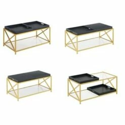 St Andrews Coffee Table - Breighton Home White/gold -Coffee Tables Elegant store unnamed file 2240