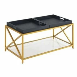 St Andrews Coffee Table - Breighton Home White/gold -Coffee Tables Elegant store unnamed file 2242
