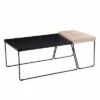 Set of 2 Bexearl Cocktail Tables Black/Natural - Aiden Lane -Coffee Tables Elegant store unnamed file 2244
