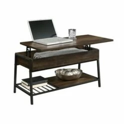 North Avenue Lift Top Coffee Table - Sauder Smoked Brown -Coffee Tables Elegant store unnamed file 226