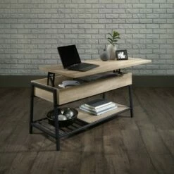 North Avenue Lift Top Coffee Table - Sauder Smoked Brown -Coffee Tables Elegant store unnamed file 230