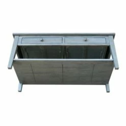 Spencer Coffee Table Antique Washed Heather Gray - International Concepts -Coffee Tables Elegant store unnamed file 2302