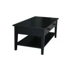 Spencer Coffee Table Black - International Concepts -Coffee Tables Elegant store unnamed file 2305