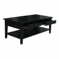 Spencer Coffee Table Black - International Concepts -Coffee Tables Elegant store unnamed file 2307