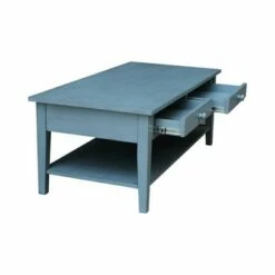 Spencer Coffee Table Antique Ocean Blue - International Concepts -Coffee Tables Elegant store unnamed file 2318