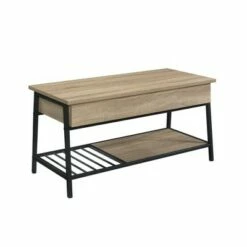 North Avenue Lift Top Coffee Table - Sauder Smoked Brown -Coffee Tables Elegant store unnamed file 233