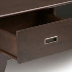 48" Tierney Solid Hardwood Mid Century Coffee Table Medium Auburn Brown - WyndenHall -Coffee Tables Elegant store unnamed file 2337