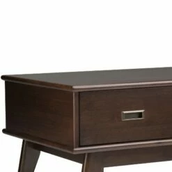 48" Tierney Solid Hardwood Mid Century Coffee Table Medium Auburn Brown - WyndenHall -Coffee Tables Elegant store unnamed file 2340