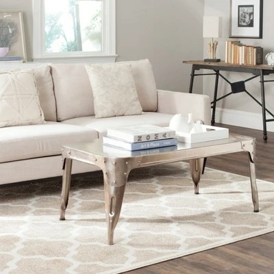 Coffee Table Dark Silver - Safavieh 3 Coffee Table Dark Silver - Safavieh