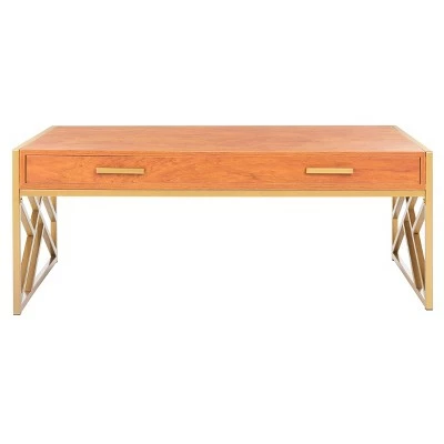 Elaine 2 Drawer Coffee Table - Safavieh Black/gold 14 Elaine 2 Drawer Coffee Table - Safavieh Black/gold - Image 12