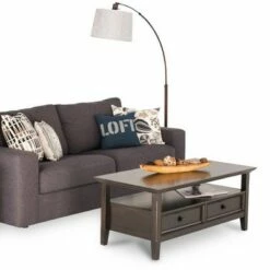 44" Halifax Coffee Table Hickory Brown - WyndenHall