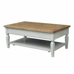 Vista Coffee Table - International Concepts Unfinished -Coffee Tables Elegant store unnamed file 2422