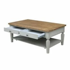 Vista Coffee Table - International Concepts Unfinished -Coffee Tables Elegant store unnamed file 2423