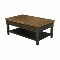 Vista Coffee Table - International Concepts Unfinished -Coffee Tables Elegant store unnamed file 2431