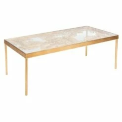 Leilani Palm Leaf Coffee Table Gold Leaf - Safavieh -Coffee Tables Elegant store unnamed file 2450