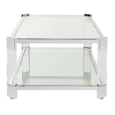 Gianna Glass Coffee Table Clear - Safavieh 6 Gianna Glass Coffee Table Clear - Safavieh - Image 4