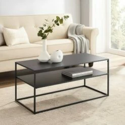 Braxton Coffee Table Matte Black - Crosley -Coffee Tables Elegant store unnamed file 2499