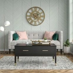 Westerleigh Lift Top Coffee Table - Cosmoliving By Cosmopolitan Black