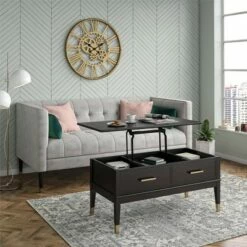 Westerleigh Lift Top Coffee Table - Cosmoliving By Cosmopolitan Black -Coffee Tables Elegant store unnamed file 2526