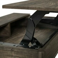 Jacobsen Lift Top Storage Coffee Table Brown/Charcoal - Crosley -Coffee Tables Elegant store unnamed file 2541