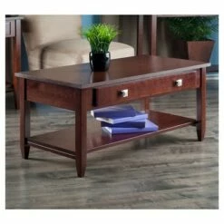 Richmond Coffee Table with Tapered Leg Walnut Finish - Winsome -Coffee Tables Elegant store unnamed file 2561