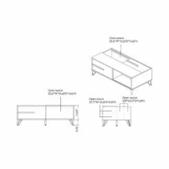 Felix Coffee Table Oak/Brown - miBasics 9 Felix Coffee Table Oak/Brown - miBasics -Coffee Tables Elegant store unnamed file 2569