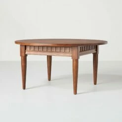 Hearth & Hand W/Magnolia Furniture Turned Leg Wood Coffee Table Brown - Hearth & Hand™ with Magnolia -Coffee Tables Elegant store unnamed file 26