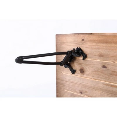 42" Lindsay Foldable Coffee Table Brown/Black - Summerland Home 10 42" Lindsay Foldable Coffee Table Brown/Black - Summerland Home - Image 8