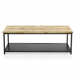 Drumone Metal Legs Coffee Table - miBasics Yellow/black -Coffee Tables Elegant store unnamed file 2651