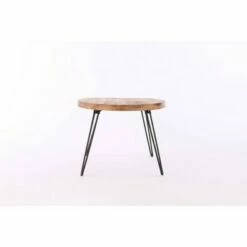 44" Hayward Oval Coffee Table Brown/Black - Summerland Home -Coffee Tables Elegant store unnamed file 2668