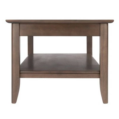 Santino Coffee Table Oyster Gray - Winsome 4 Santino Coffee Table Oyster Gray - Winsome - Image 2
