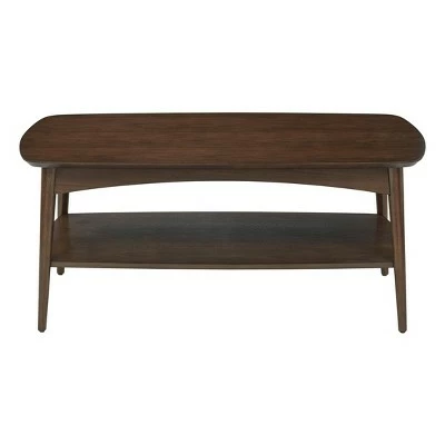 Copenhagen Coffee Table Walnut - OSP Home Furnishings 4 Copenhagen Coffee Table Walnut - OSP Home Furnishings - Image 2