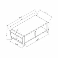 Caballu Coffee Table Light Brown - miBasics 9 Caballu Coffee Table Light Brown - miBasics -Coffee Tables Elegant store unnamed file 2747
