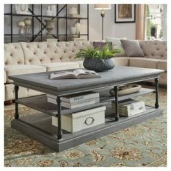 Belvidere Cocktail Table - Inspire Q Vintage Oak -Coffee Tables Elegant store unnamed file 2790