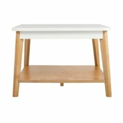 Remus Coffee Table Oak and White - Universal Expert -Coffee Tables Elegant store unnamed file 2837