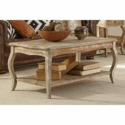 Rustic Reclaimed Coffee Table Driftwood - Alaterre Furniture
