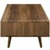 Transmit Coffee Table Walnut White - Modway -Coffee Tables Elegant store unnamed file 2845