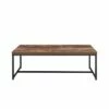 Metal Framed Coffee Table with Veneer Top Brown/Black - Benzara 1 Metal Framed Coffee Table with Veneer Top Brown/Black - Benzara -Coffee Tables Elegant store unnamed file 2856