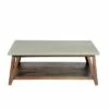 36" Brookside Coffee Table Concrete Coated Top and Wood Light Gray/Brown - Alaterre Furniture -Coffee Tables Elegant store unnamed file 2881