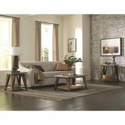 36" Brookside Coffee Table Concrete Coated Top and Wood Light Gray/Brown - Alaterre Furniture 13 36" Brookside Coffee Table Concrete Coated Top and Wood Light Gray/Brown - Alaterre Furniture -Coffee Tables Elegant store unnamed file 2886