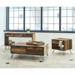 Tyler Rectangular Coffee Table Natural - Picket House Furnishings -Coffee Tables Elegant store unnamed file 2892