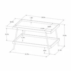 Hillside Coffee Table Black - Project 62™ -Coffee Tables Elegant store unnamed file 29