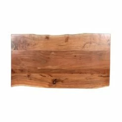 Alaterre Furniture Hairpin Natural Brown Live Edge Wood with Metal Coffee Table -Coffee Tables Elegant store unnamed file 292