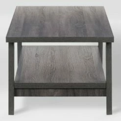 Hollywood Coffee Table with Shelf Dark Gray - CorLiving -Coffee Tables Elegant store unnamed file 2938