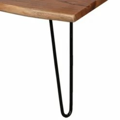 Alaterre Furniture Hairpin Natural Brown Live Edge Wood with Metal Coffee Table -Coffee Tables Elegant store unnamed file 294